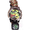 Camouflage Multicam Travel Vacation Set Clock