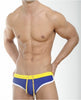 Men's Sexy Swimming Briefs Patchwork Water Sports Man